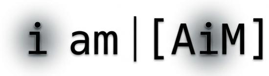 i am [AiM] Logo